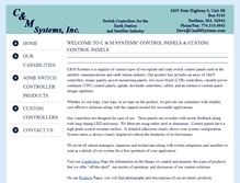 Tablet Screenshot of candmsystems.com